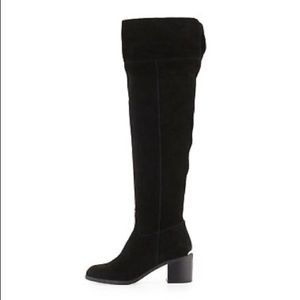 Michael Kors Paulette Black Suede Over The Knee Boots.
New Without Box. 8.5